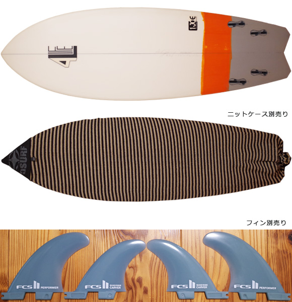 4L FOR LIFE SURFBOARDS RDS 中古ショートボード 5`6 fin/ニットケース No.96291514