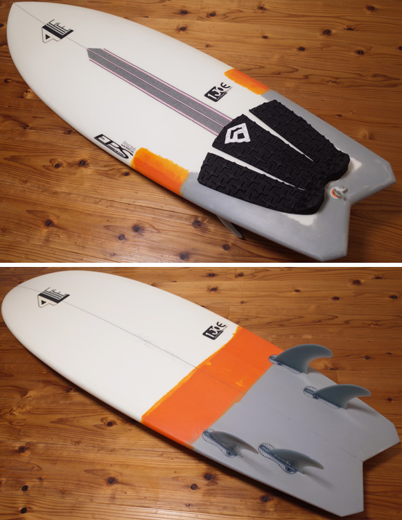 4L FOR LIFE SURFBOARDS RDS 中古ショートボード 5`6 deck/bottom No.96291514