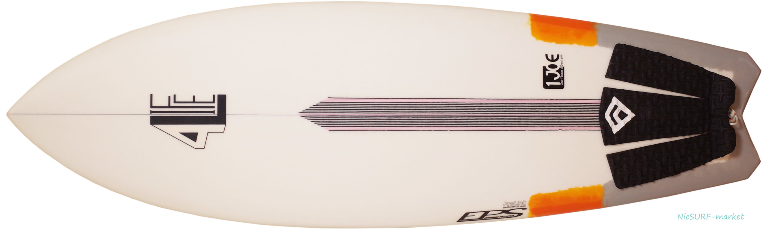 4L / FOR LIFE SURFBOARDS RDSモデル 中古ショートボード 5`6 極上美品 