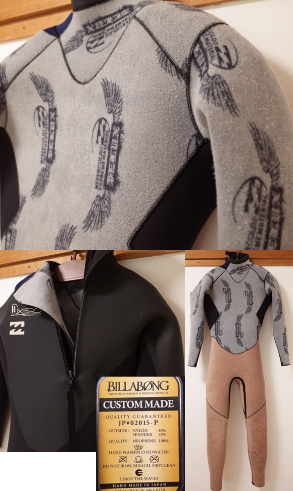 BILLABONG ビラボン ウェットスーツ 中古 5/3mm セミドライ メンズ inner-condition No.96291515