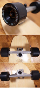 Woody Press 中古スケートボード bamboo28 CARVING MODEL ウィールコンディション No.96291559