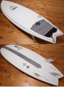 アルメリック torq PODMOD X-LITE 5`10 中古ショートボード EPS deck/bottom No.96291562