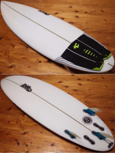 DHD 中古ショートボード SKELETON KEY 5`10 deck/bottom No.96291568