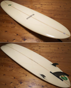 ジャスティスサーフボード 中古ロングボード 9`2 Classic Edition deck/bottom No.96291573