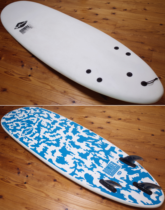 ソフテック SOFTECH Bomber ボンバー ボマー 中古ソフトボード 6`4 deck/bottom No.96291580