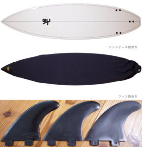 JBC ジェッフブッシュマンコセンプト 中古ショートボード 6`5 EPOXY fin/ニットケース No.96291590