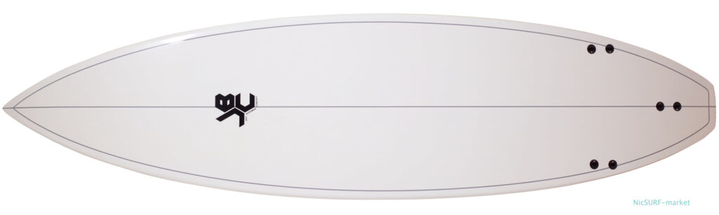 JBC ジェッフブッシュマンコセンプト 中古ショートボード 6`5 EPOXY bottom-zoom No.96291590