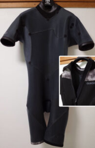 クイックシルバー Syncro 中古ウェットスーツ 2/2mm スプリング LS condition No.96291591