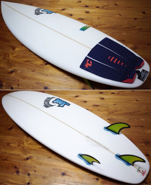 LOST DIABLO-SPARTAN 中古ショートボード 5`8 deck/bottom No.96291595