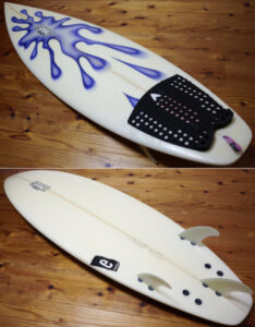 SMAC 中古ショートボード 5`11 e-STD deck/bottom No.96291597