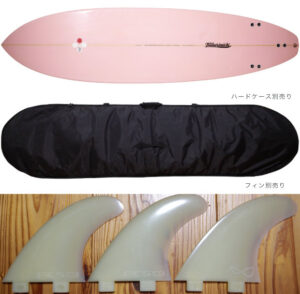 TSSC SURFBOARD 中古ファンボード7`4f fin/ハードケース No.96291598