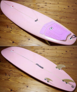 TSSC SURFBOARD 中古ファンボード7`4f deck/bottom No.96291598