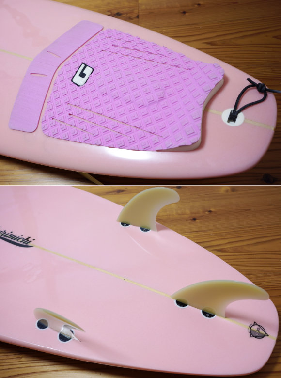 TSSC SURFBOARD 中古ファンボード7`4f tail No.96291598