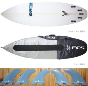 Warnerサーフボード SEA EAGLE 中古ショートボード 5`11 fin/ハードケース No.96291599