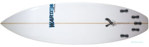 Warnerサーフボード SEA EAGLE 中古ショートボード bottom-zoom 5`11 No.96291599