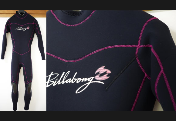 BILLABONG ビラボンウェットスーツ 中古 3/2mm フルスーツ レディース ML No.96291601