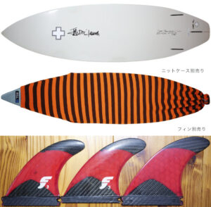 DOC Surf Prescriptions ドクサーフボード F-85 TUFLITE 中古ショートボード 6`1 ニットケース/fin No.96291603