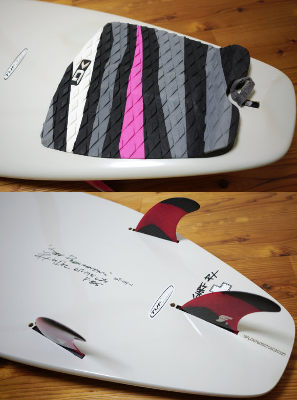 DOC Surf Prescriptions ドクサーフボード F-85 TUFLITE 中古ショートボード 6`1  tail No.96291603