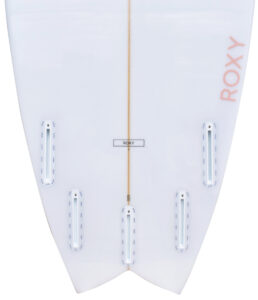ROXY ロキシーサーフボード FISH フィッシュ 5'10 5FIN bottom-finsystem detail