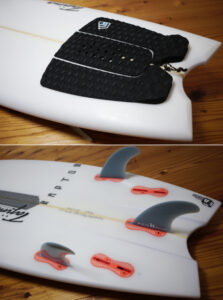 JUSTICE Surfboards オルタナティブ RAPTOR 中古ショートボード 5`7 tail No.96291609