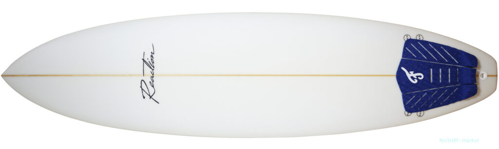 初心者 Reaction SURFBOARD 中古ファンボード 6`6f deck-zoom No.96291614