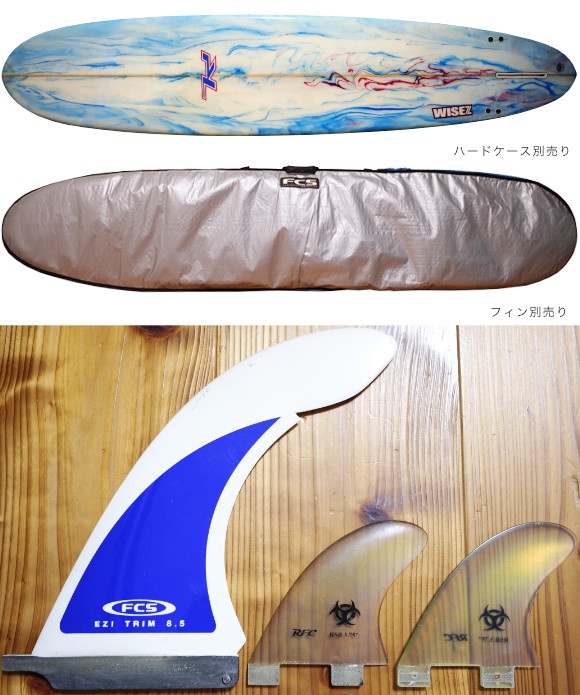 KEEN'S SURFBOARDS WISEZ 9`2 中古ロングボード fin/hardcase No.96291615
