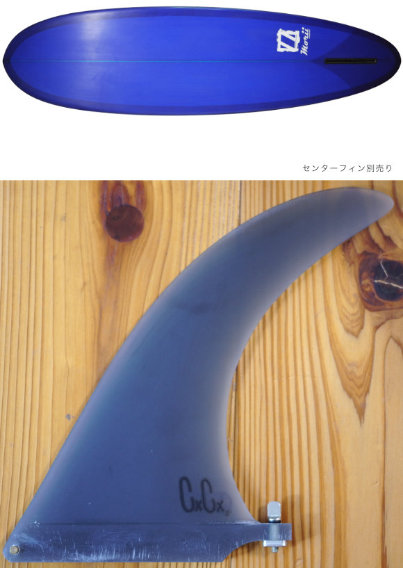 ZBURH 中古ミッドレングス 6`8f BLUE BIRD シングルフィン fin/option No.96291627