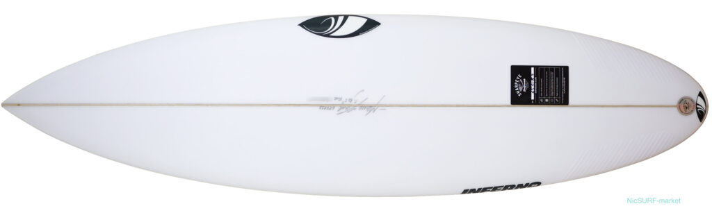 SHARP EYE サーフボード INFERNO 72 中古ショートボード 5`10 USA  deck-zoom No.96291632