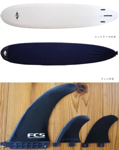 BIC SURF ビックサーフ ACE-TEC NOSE RIDER 9'0 中古ロングボード EPOXY フィン/ニットケース No.96291633