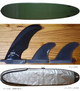 YU SURF CLASSIC 中古ロングボード 9`2 fin/ハードケース No.96291642
