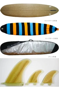 BIC SPORT EARTH Surf ビック アースサーフ Time Cruiser 8'2 ウッド 中古ファンボード EPOXY fin/ニットケース/ハードケース No.96291644