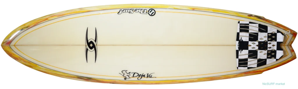 The Surf Deja Vu デジャヴサーフボード 中古ショートボード 5`10 Dean Cleary deck-zoom No.96291647