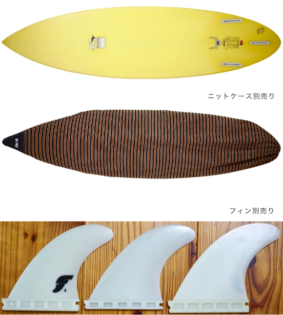 パタゴニア FCD フレッチャー・シュイナード・デザインズ KMRP 中古ショートボード 6`1 fin/ニットケース 
No.96291648