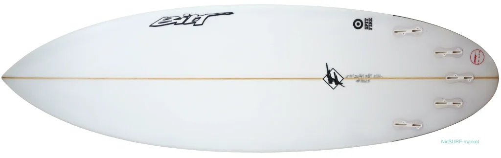 BILT ビルト SPIT FIRE スピットファイヤー 5FIN 中古ショートボード 5`10 bottom-zoom No.96291650