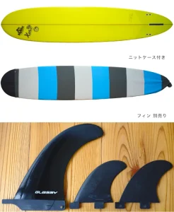 Nokaoi Kapua ハイパフォーマンス ライダーモデル 中古ロングボード 9`1 KSKシェイプ ニットケース、fin No.96291659
