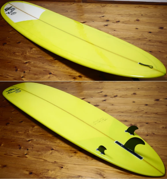 Nokaoi Kapua ハイパフォーマンス ライダーモデル 中古ロングボード 9`1 KSKシェイプ deck/bottom  No.96291659