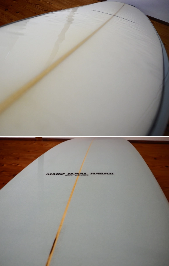 MABO ROYAL HAWAII マーボーロイヤルサーフボード 中古ロングボード 9`2 deck bottom condition No.96291665