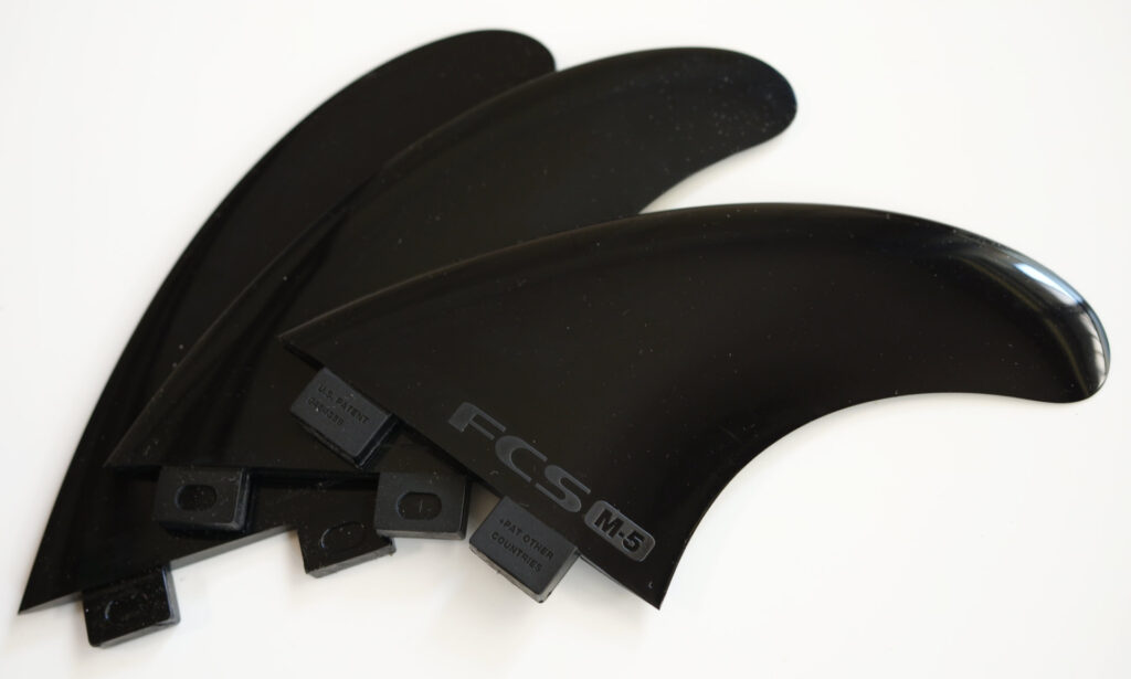 FCS 中古フィン M-5 トライ スラスター ソフトフレックス Mサイズ  condition2 No.96291673